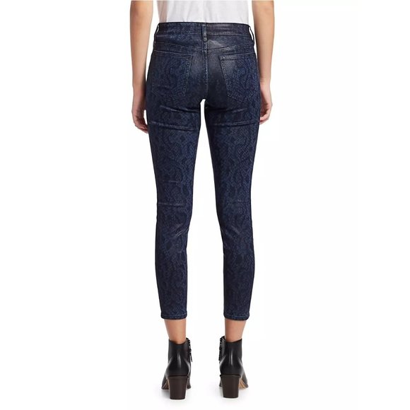 Joes Jeans Womens The Charlie High Rise Skinny Ankle Jeans Indigo Python size 26 - Picture 3 of 15